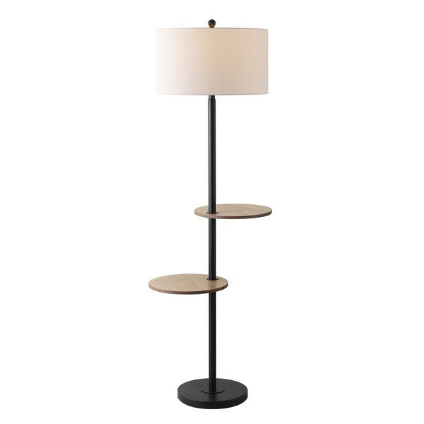 Safavieh Kelsen Floor Lamp - Matte Black | Floor Lamps | Modishstore - 2