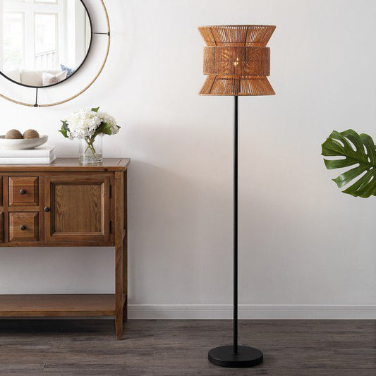 Safavieh Boyer Floor Lamp - Natural | Floor Lamps | Modishstore