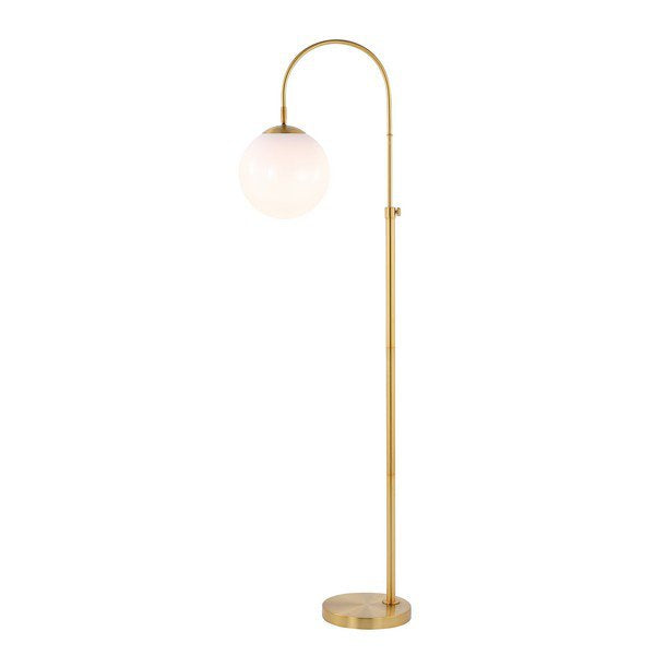 Safavieh Hamil Floor Lamp - Brass Gold | Floor Lamps | Modishstore - 2