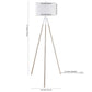 Safavieh Idalia Floor Lamp - Walnut | Floor Lamps | Modishstore - 3
