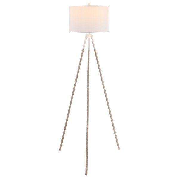 Safavieh Idalia Floor Lamp - Walnut | Floor Lamps | Modishstore - 2