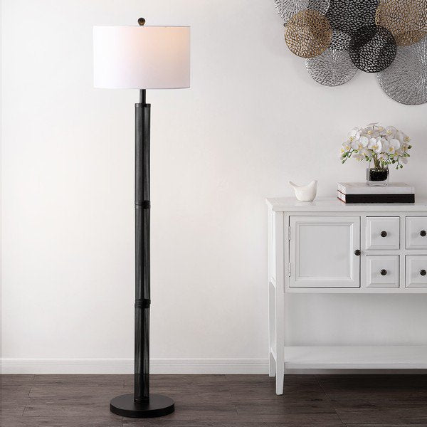 Safavieh Jeyne Floor Lamp - Black | Floor Lamps | Modishstore