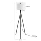 Safavieh Galilea Floor Lamp - Matte Black | Floor Lamps | Modishstore - 3