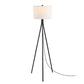 Safavieh Galilea Floor Lamp - Matte Black | Floor Lamps | Modishstore - 2