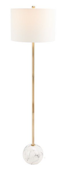 Safavieh Kyrene Floor Lamp - White Marble | Floor Lamps | Modishstore - 2