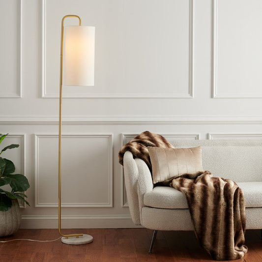 Safavieh Troilus Floor Lamp - White | Floor Lamps | Modishstore