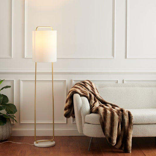 Safavieh Giulia Floor Lamp - Gold | Floor Lamps | Modishstore