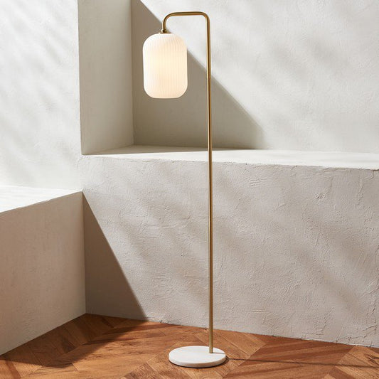 Safavieh Santina Floor Lamp - Gold | Floor Lamps | Modishstore