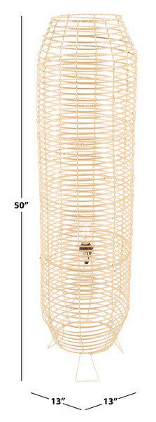 Safavieh Wilde Floor Lamp - Natural | Floor Lamps | Modishstore - 3