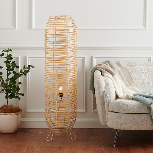 Safavieh Wilde Floor Lamp - Natural | Floor Lamps | Modishstore