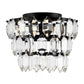 Safavieh Gorson Flush Mount - Black | Ceiling Lamps | Modishstore - 2