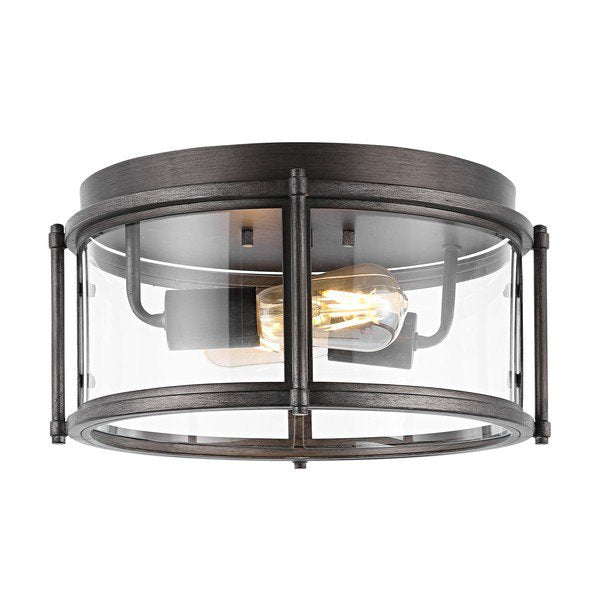 Safavieh Tiller Flush Mount - Antique Gold | Ceiling Lamps | Modishstore - 2
