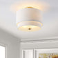 Safavieh Laconia Flush Mount - Gold Base | Ceiling Lamps | Modishstore