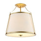 Safavieh Lanis Flush Mount - Gold | Ceiling Lamps | Modishstore - 2