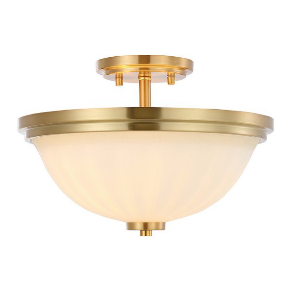 Safavieh Okami Flush Mount - Gold Base | Ceiling Lamps | Modishstore - 2
