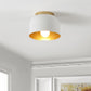 Safavieh Peale Flush Mount - White | Ceiling Lamps | Modishstore
