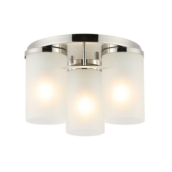 Safavieh Jeffra Flush Mount - Brushed Nickel | Ceiling Lamps | Modishstore - 2
