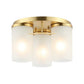 Safavieh Jeffra Flush Mount - Brass Gold | Ceiling Lamps | Modishstore - 2