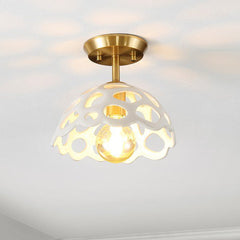 Safavieh Eldrid Flush Mount - Brass Gold