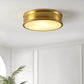 Safavieh Adria Flush Mount - Brass Gold | Ceiling Lamps | Modishstore