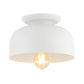 Safavieh Danica Flush Mount - White | Ceiling Lamps | Modishstore - 2