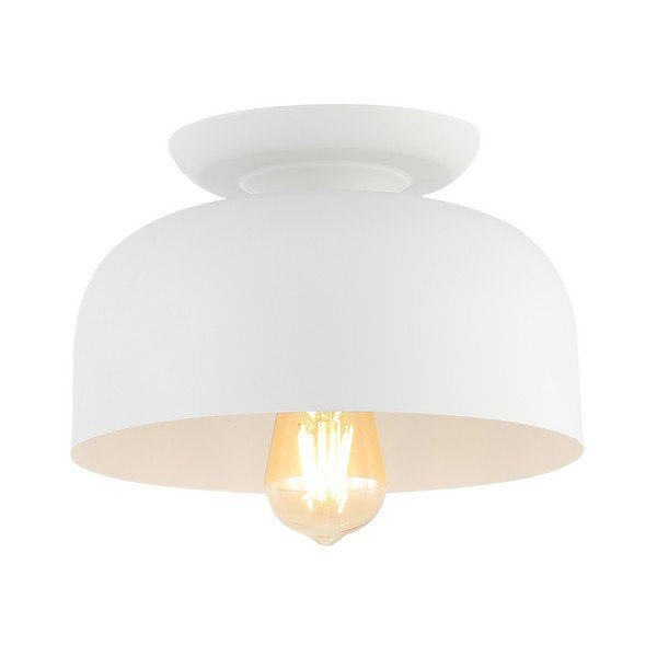 Safavieh Danica Flush Mount - White | Ceiling Lamps | Modishstore - 2