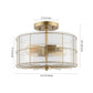 Safavieh Hannes Flush Mount - Brass | Ceiling Lamps | Modishstore - 3