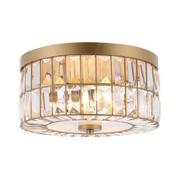 Safavieh Parda Flush Mount - Brass | Ceiling Lamps | Modishstore - 2