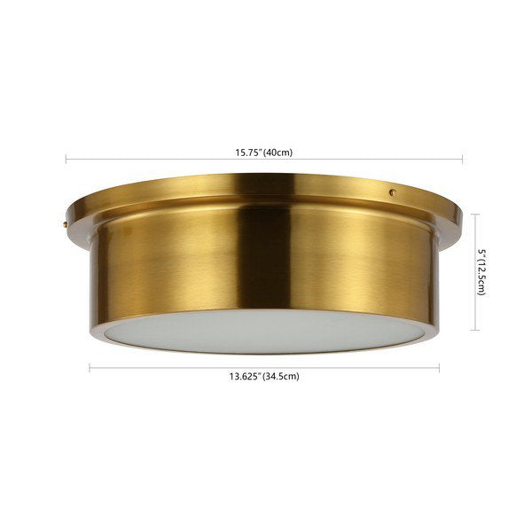 Safavieh Reyna Flush Mount - Brass | Ceiling Lamps | Modishstore - 3