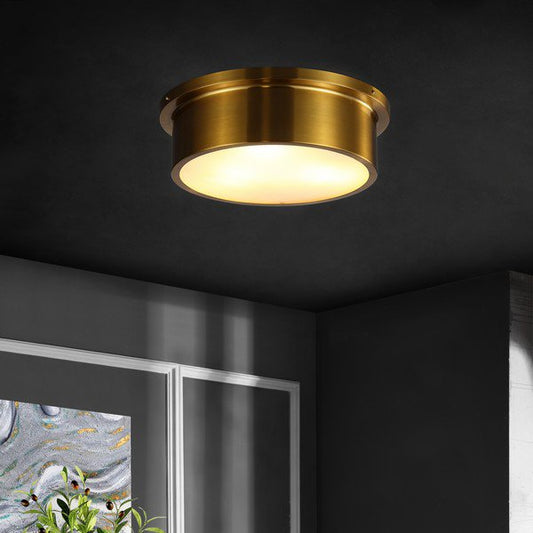 Safavieh Reyna Flush Mount - Brass | Ceiling Lamps | Modishstore