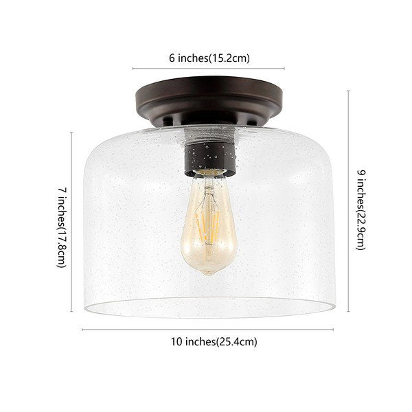 Safavieh Rianne Flush Mount - Black | Ceiling Lamps | Modishstore - 3