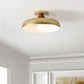 Safavieh Willet Flush Mount - Painted Gold | Ceiling Lamps | Modishstore