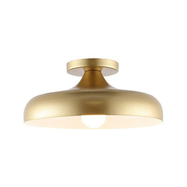 Safavieh Willet Flush Mount - Painted Gold | Ceiling Lamps | Modishstore - 2