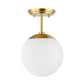 Safavieh Catori Flush Mount - Brass | Ceiling Lamps | Modishstore - 2