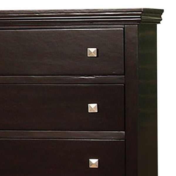 Sturdy Capacious Wooden Chest, Brown By Benzara | Cabinets | Modishstore - 3
