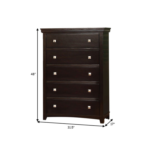 Sturdy Capacious Wooden Chest, Brown By Benzara | Cabinets | Modishstore - 6