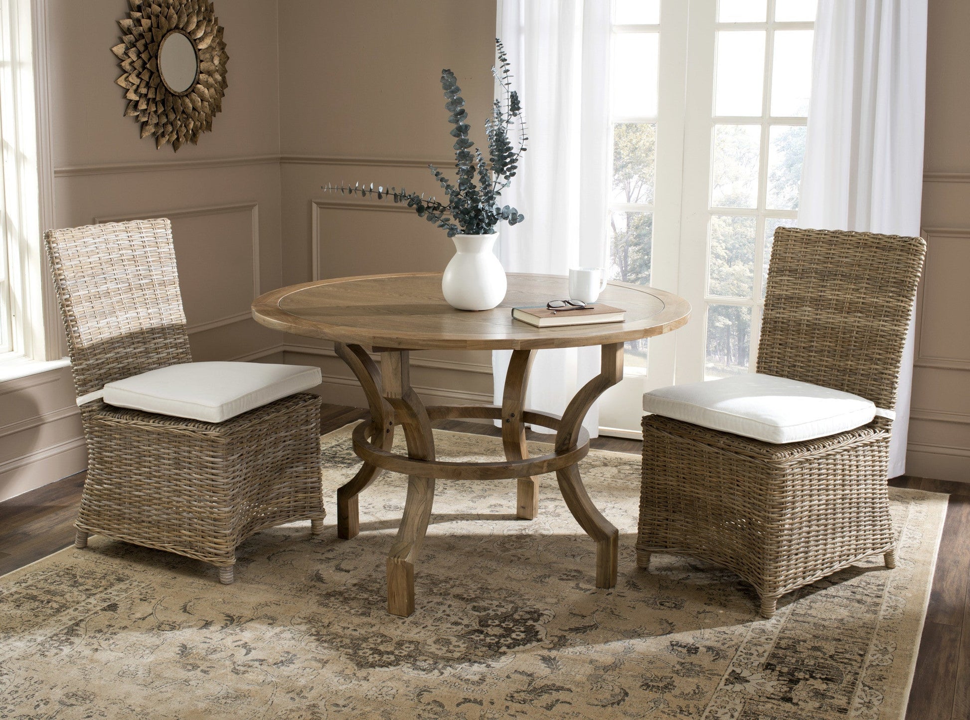 Safavieh Sebesi Rattan Side Chair | Dining Chairs | Modishstore - 1