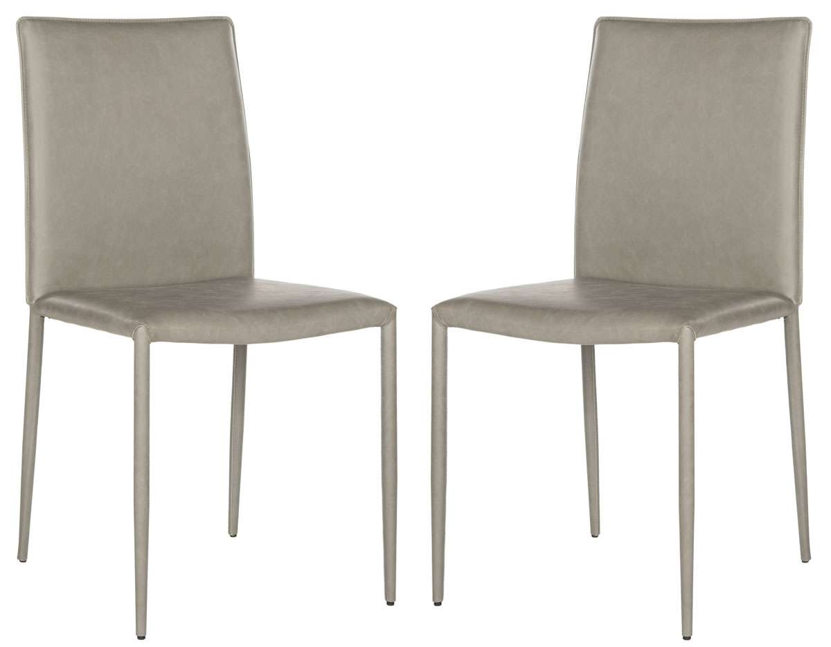 Safavieh Karna 19''H Dining Chair Set Of 2 - Antique Gray | Dining Chairs | Modishstore - 2