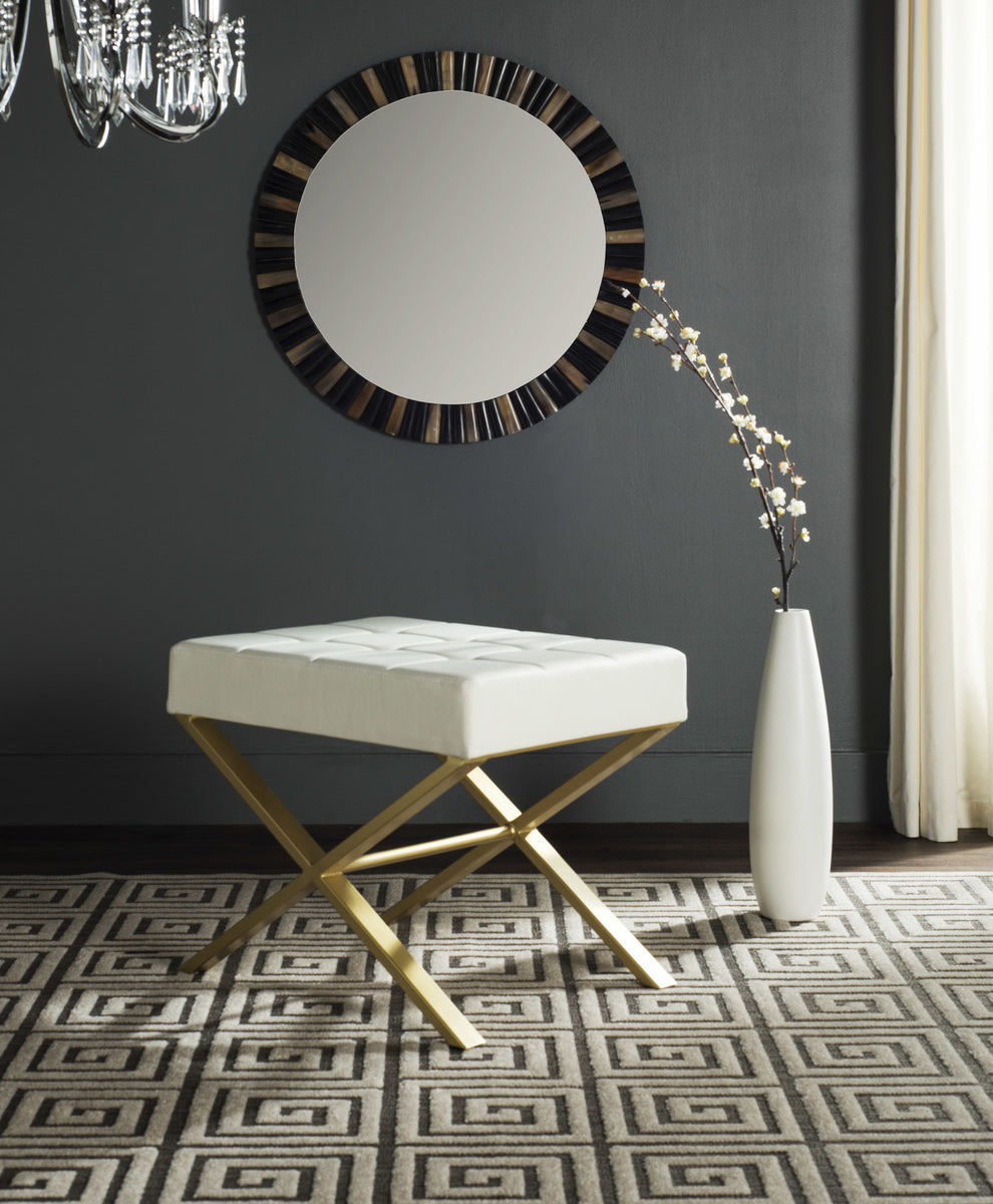 Safavieh Badgley Ottoman | Ottomans | Modishstore - 4