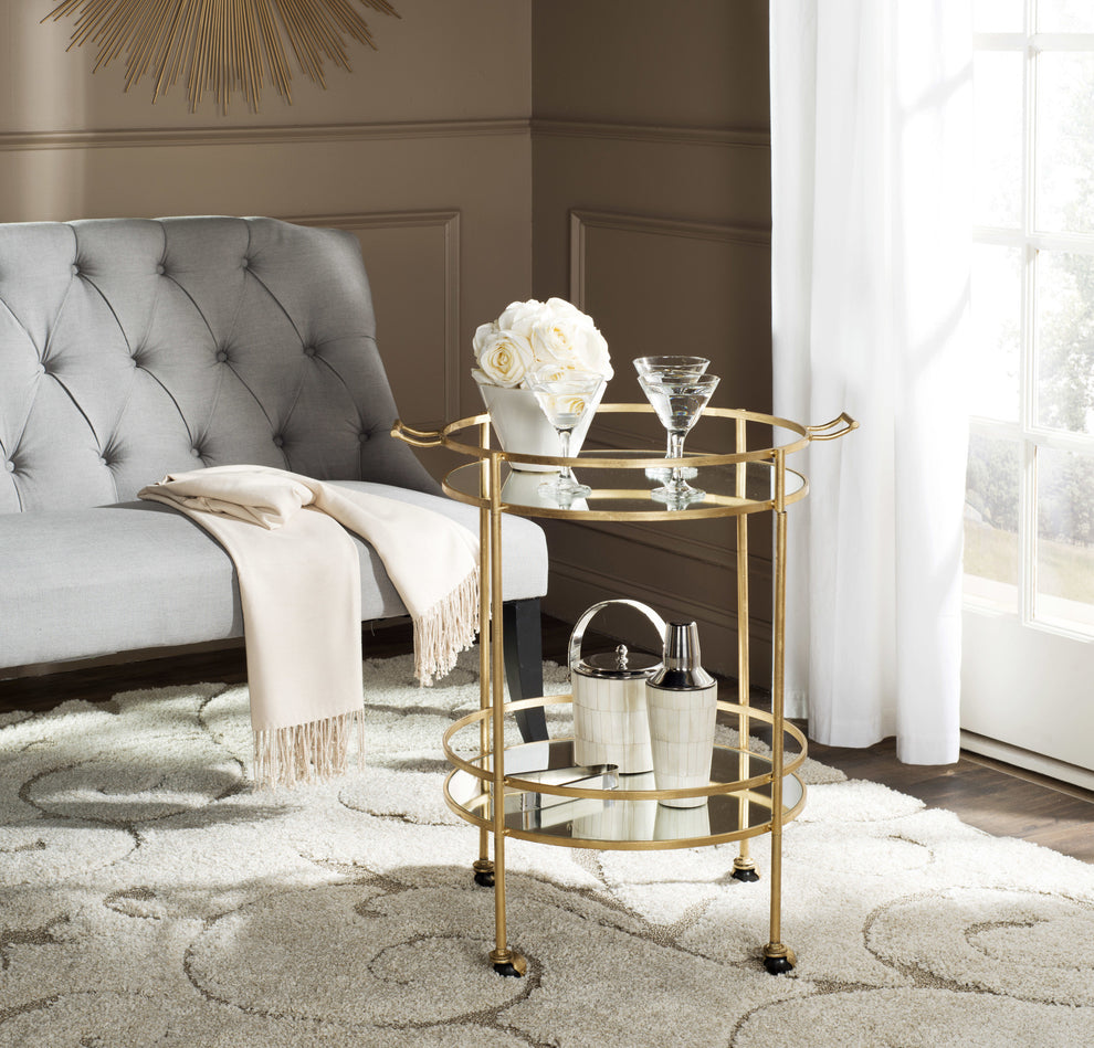Safavieh Lavinia Bar Cart | Bar Carts | Modishstore - 6