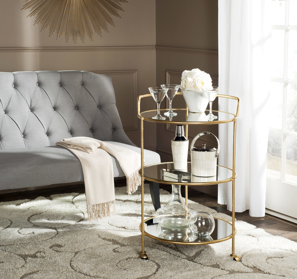 Safavieh Dulcinea Bar Cart | Bar Carts | Modishstore - 4