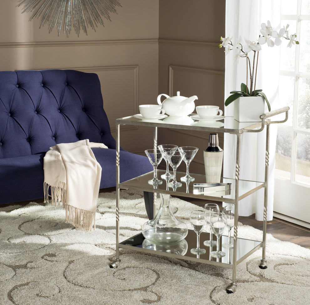 Safavieh Aurelius Bar Cart | Bar Carts | Modishstore - 4