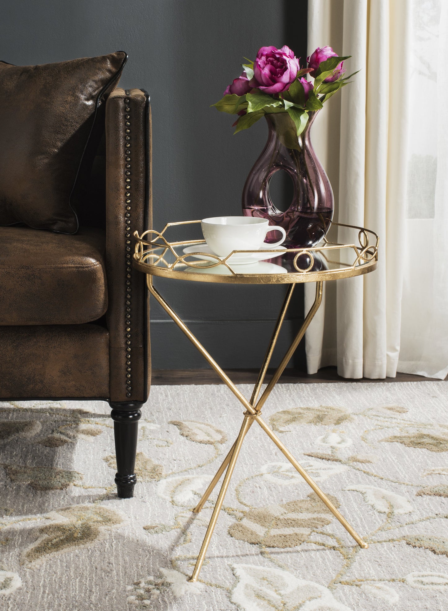 Safavieh Cherris Round End Table | End Tables | Modishstore - 1