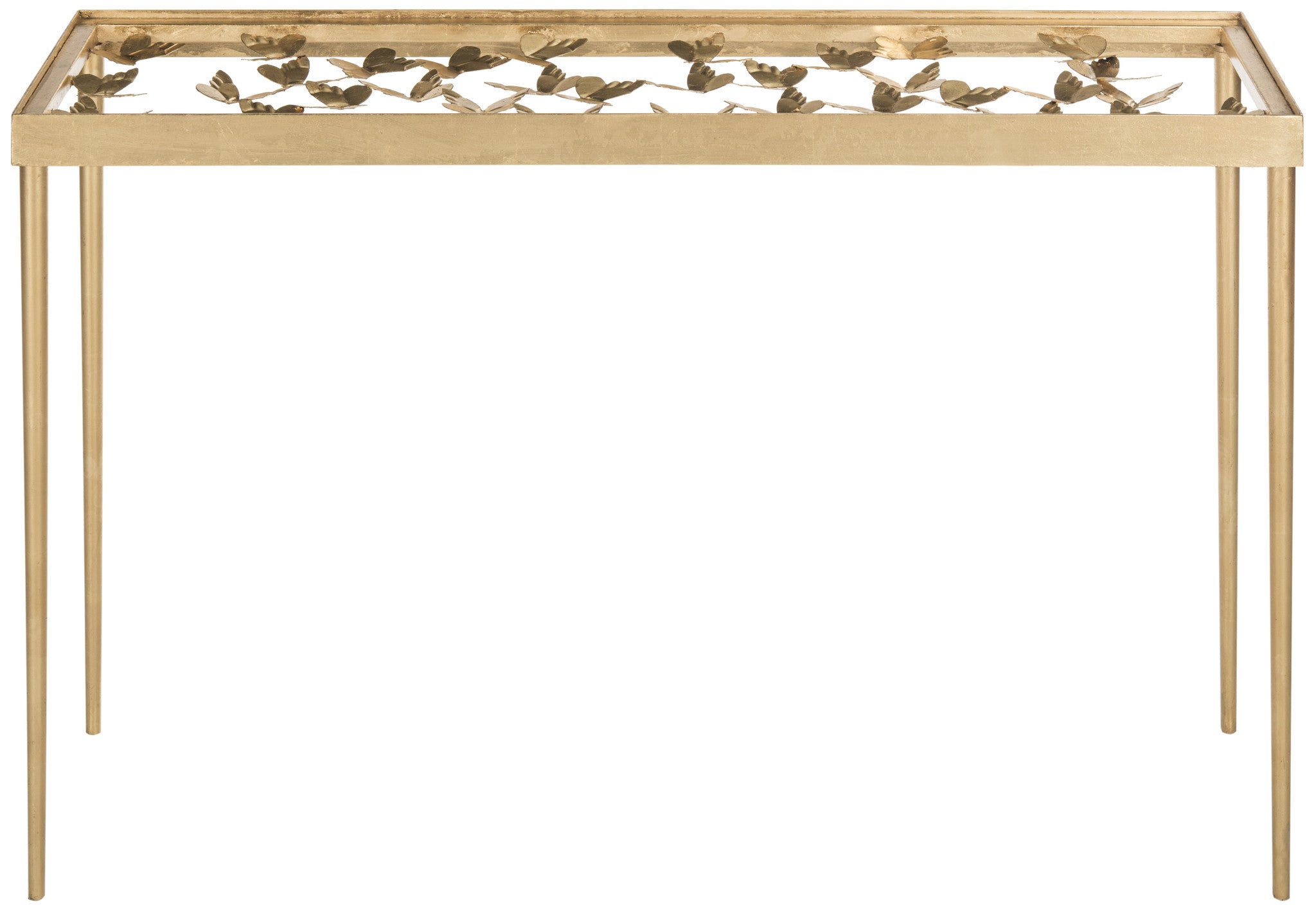 Safavieh Rosalie Butterfly Console Gold Modish Store