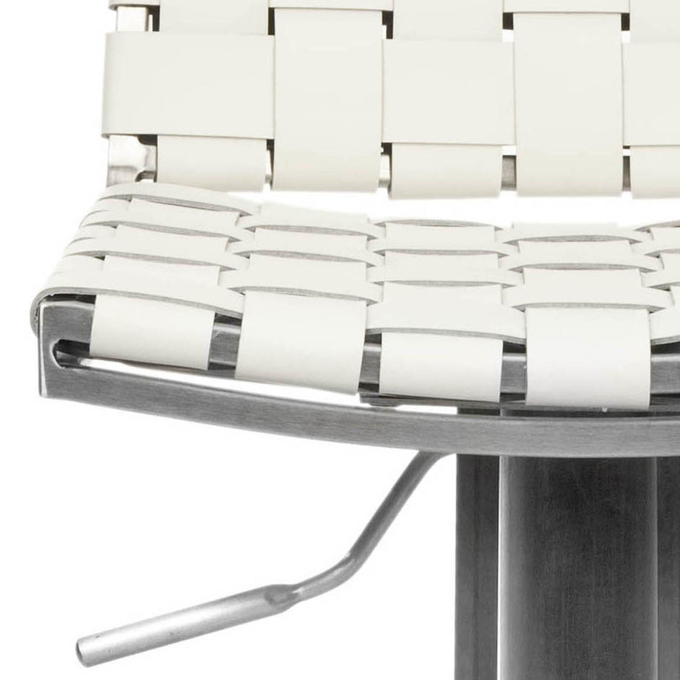 Safavieh Mitchell Gas Lift Swivel Barstool | Bar Stools | Modishstore - 7