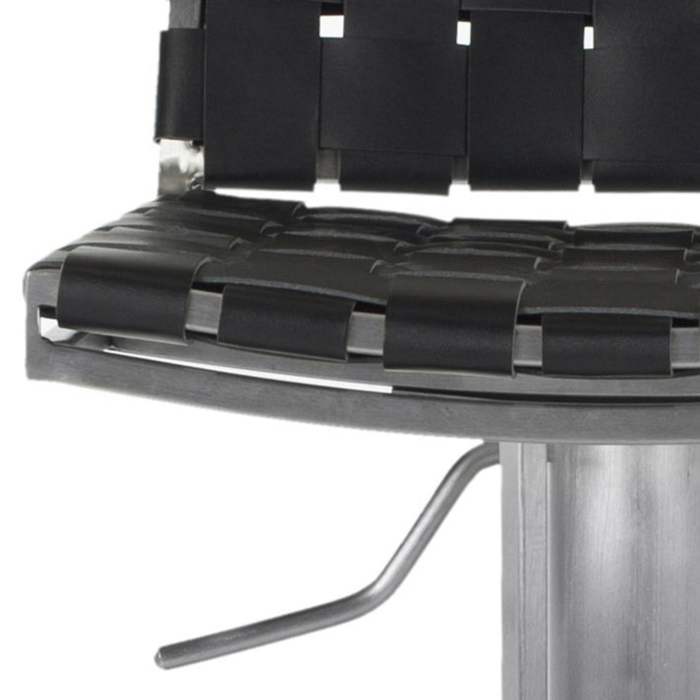 Safavieh Mitchell Gas Lift Swivel Barstool | Bar Stools | Modishstore - 10