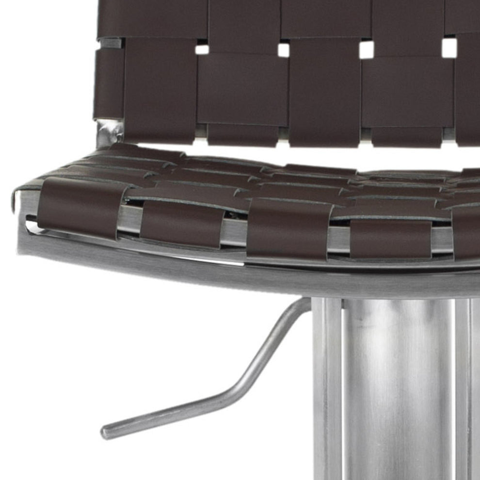 Safavieh Mitchell Gas Lift Swivel Barstool | Bar Stools | Modishstore - 13