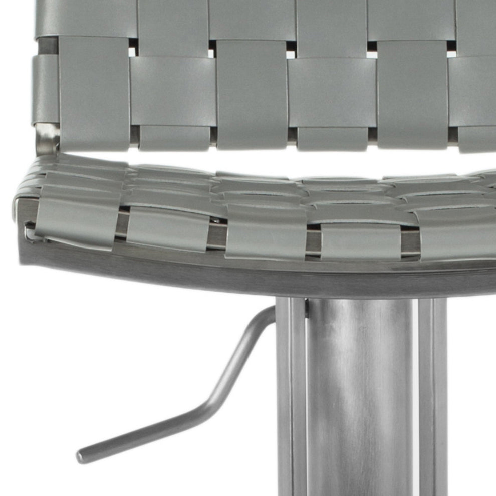 Safavieh Mitchell Gas Lift Swivel Barstool | Bar Stools | Modishstore - 16