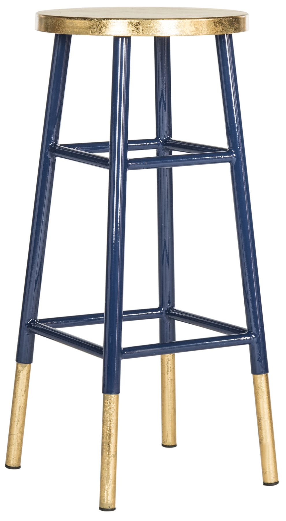 Safavieh Emery Dipped Gold Leaf Barstool | Bar Stools | Modishstore - 7