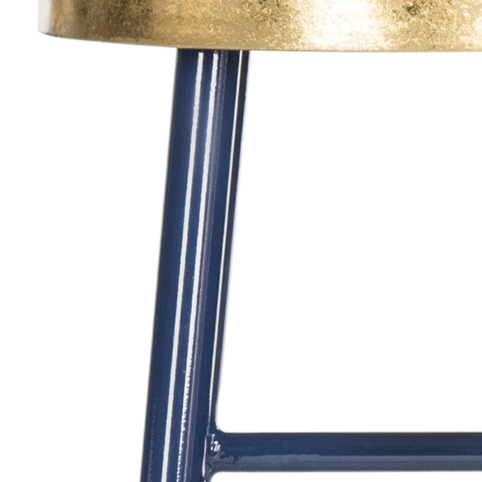 Safavieh Emery Dipped Gold Leaf Barstool | Bar Stools | Modishstore - 8